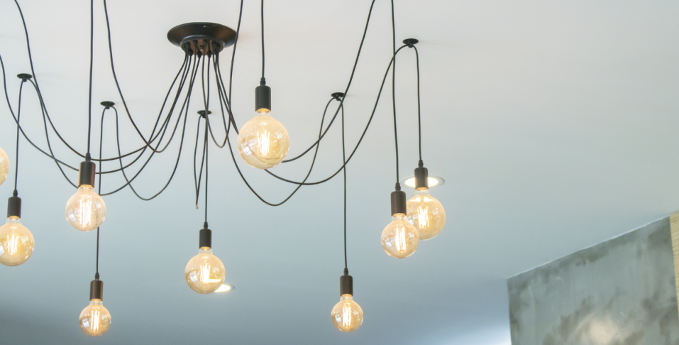Decorative hanging ceiling light