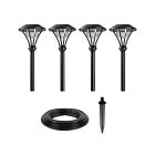 LED Landscape Lighting Expansion Kit - (4) 2W Mini Post Top Path Light