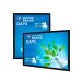 22in x 28in - Ultra Thin LED Light Box with Custom Printed Luxart® Graphic - Black Aluminum Snap Open Frame