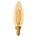 LED Filament Bulb - Gold Tint B10 LED Candelabra Bulb with 4 Watt Filament LED - Dimmable