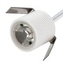LED Mini Recessed Lights - 1 Watt - 1 LED Mini Round Recessed Accent Lights