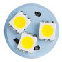 7507 (PY21W) LED Bulb - 18 SMD LED Tower - BAU15S Retrofit: Front View