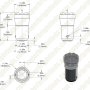 1142 LED Bulb - 15 LED Forward Firing Cluster - BA15D Retrofit