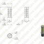 1156 LED Bulb - Single Intensity 28 High Power LED