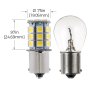 1156 LED Bulb - 27 SMD LED Tower - BA15S Retrofit: Profile View and Measurements