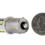 1156 CAN Bus LED Bulb - 30 SMD LED Tower - BA15S Retrofit: Back View with Size Comparison 