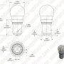 1157 LED Bulb - Dual Intensity 36 High Power LEDs