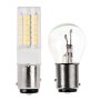 1157 LED Bulb - Dual Function 51 SMD LED Tower - BAY15D Retrofit - Profile Comparison