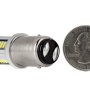 1157 CAN Bus LED Bulb - Dual Function 30 SMD LED Tower - BAY15D Retrofit: Back View with Size Comparison 