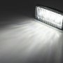 12W Heavy Duty High Powered Tractor LED Work Light - RE306510 Sealed Beam Replacement: On Showing Beam Pattern. 