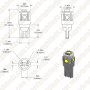 194 LED Bulb w/ Socket - 5 SMD LED - Miniature Wedge Retrofit