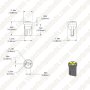 194 LED Bulb - 3 SMD LED - Miniature Wedge Retrofit