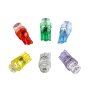 194 LED Bulb - 1 LED Wedge Base: All Colors Available- Red, Green, Blue, Amber, Cool White, UV (Blacklight)