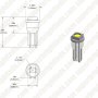24 LED Bulb - 1 SMD LED Wedge Base