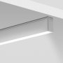 LINO narrow aluminum LED strip channel profile surface mounted on ceiling
