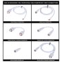 CCT Tunable White Jumper Cable - 0.5m - Male to Female Connector - STW Series Compatible - Waterproof