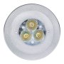 3 Watt LED Recessed Light Fixture - CREE XPE: Face View 