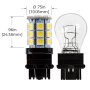 3156/3157 CK LED Bulb - Dual Function 27 SMD LED Tower - Wedge Retrofit: Profile View and Measurements