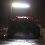 40&amp;quot; Off Road Curved LED Light Bar - 240W: Attached to ATV