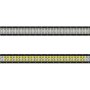 40&amp;quot; Off Road LED Light Bar - 120W: Showing Front View Of Light Bar In Flood Beam Pattern (Top) And Combo Beam Pattern (Bottom).