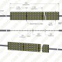 Bright LED Strip Lights - High CRI 24V LED Tape Light - Quad Row - 1,317 Lumens/ft.