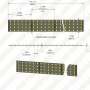 Bright LED Strip Lights - Custom Length Quad Row LED Tape Light with 132 SMDs/ft. - 1 Chip SMD LED 2835