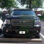 50&amp;quot; Off Road Curved LED Light Bar - 288W: Installed On Chevy Truck