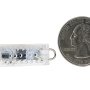 561 LED Bulb - 9 SMD LED Festoon: Back View With Size Comparison 