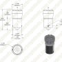 67 LED Bulb - 15 LED Forward Firing Cluster - BA15S Retrofit