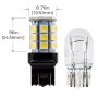 7440/7443 CK LED Bulb - Dual Function 27 SMD Tower - Wedge Retrofit: Profile View and Measurements