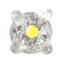 194 LED Bulb - 5 LED - Miniature Wedge Retrofit: View of LEDS top Down