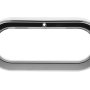 PT series Chrome Bezel with Hood: Front View