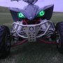 LED accent on headlights of a cutomer 4 Wheeler - Thanks Nick S.