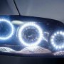 AE series Angel Eye Headlight Accent Lights on Customer Vehicle