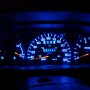 Superbrightleds.com customer Brandon S. gave us this via Facebook showing his dash lit up with LEDs
