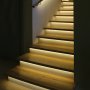 KLUS 45-ALU LED Strip Channels Installed as Stair Nose Lighting Fixtures