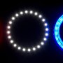 60mm Red - Natural White without Cover - 80mm Blue