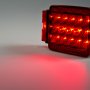 Square trailer light front profile illuminated