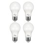 Euri Lighting A19 LED Bulb - 9W - E26 Base - Dimmable - 60W Incandescent Equivalent - 4-Pack - 2700K / 3000K / 4000K / 5000K