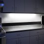 Corner surface mount angles light outward to shine where it&#039;s needed.