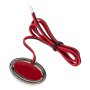 AM series Miniature Oval Accent Light - Chrome: Back View. 