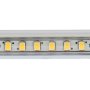 AM series Miniature Rectangle Accent Light - Chrome: Front View. 