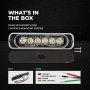 Low Profile Grille and Surface Mount LED Light Head -18W