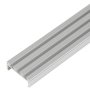 Back view of the silver GIZA aluminum channel
