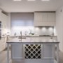 Kitchen ceiling squares made with KLUS GIZA aluminum LED strip channels