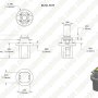 B8 LED Bulb - SMD Instrument Panel LED