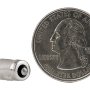 BA7s LED Bulb - 1 LED - BA7s Retrofit: Back View with Size Comparison 