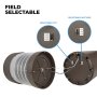 3 selectable color temperatures (3000K, 4000K, 5000K) and 3 selectable wattages (12W, 16W, 22W)