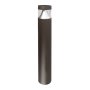 Round LED Bollard Light with Flat Top - Cone Reflector - Bronze Finish - 22W - 2,640 Lumens - 3000K / 4000K / 5000K
