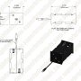 Portable 12V DC 8-Cell Battery Power Supply - 8 x D